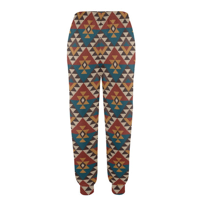 Knit Aztec Tribal Women's Casual Track Pants