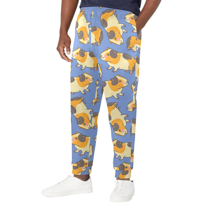 Guinea Pig Pattern Print Design 01 Men's Casual Track Pants