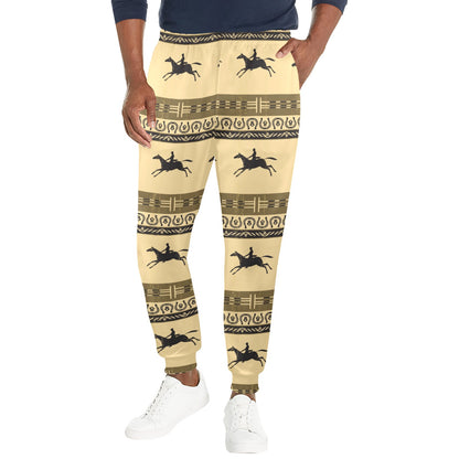 Horse Pattern Prnt Men's Casual Track Pants
