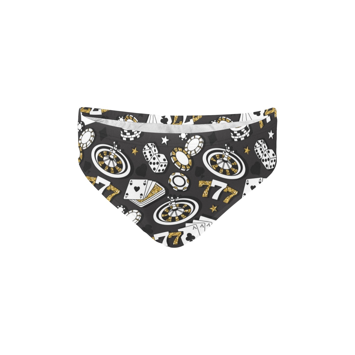 Casino Pattern Print Design 05 Men's Swimming Briefs
