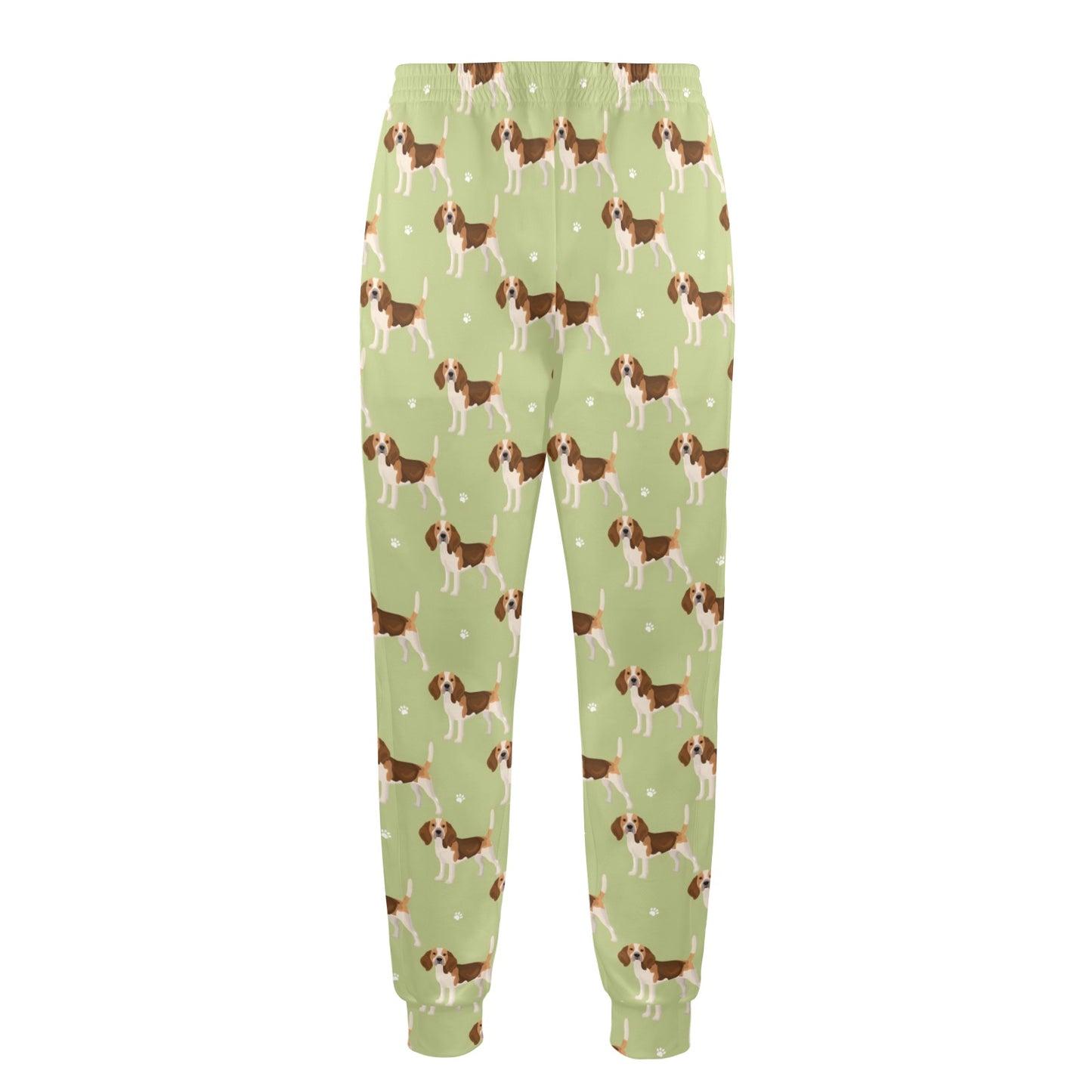 Beagle Pattern Print Design 07 Men's Casual Track Pants