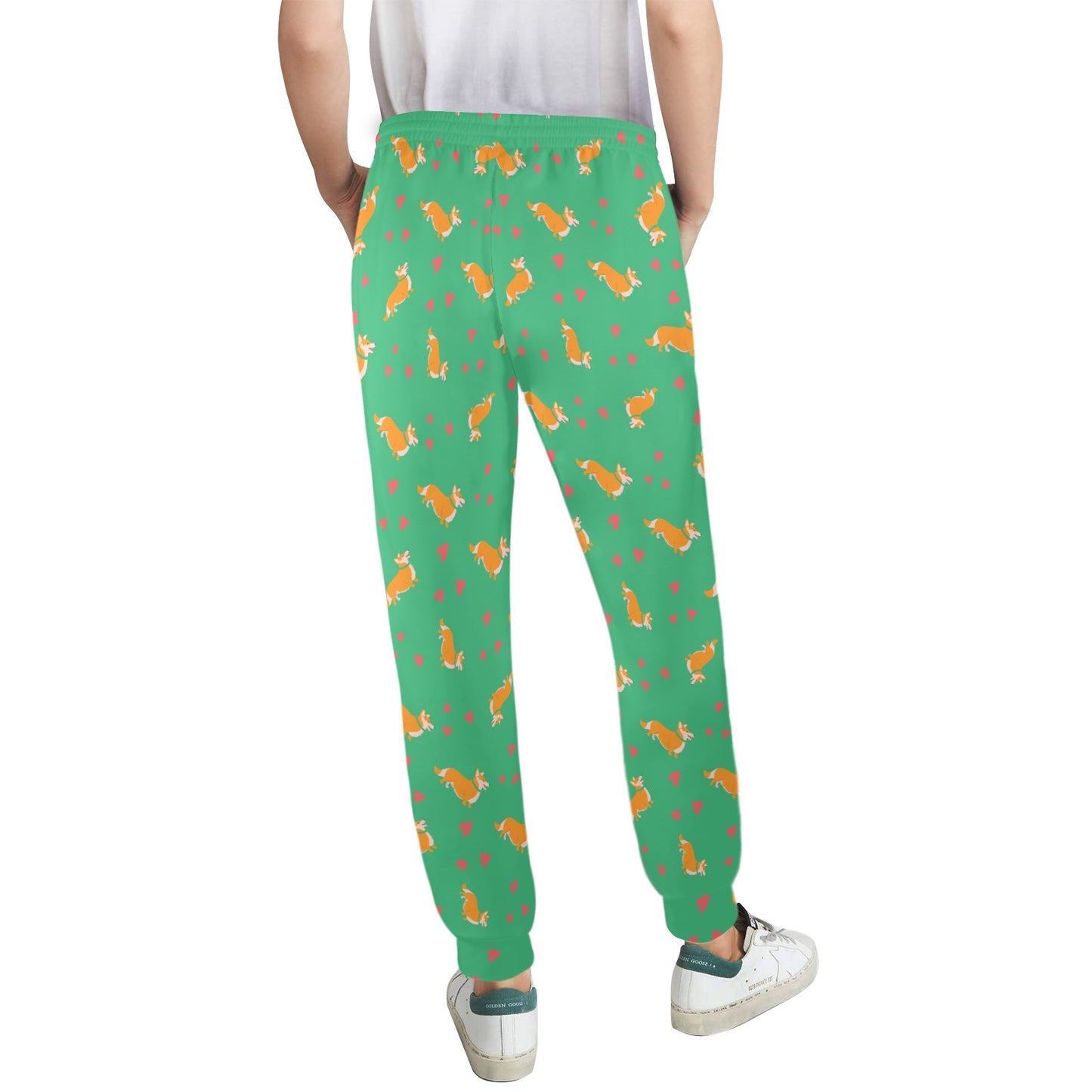 Cardigan Welsh Corgis Pattern Print Design 03 Women's Casual Track Pants