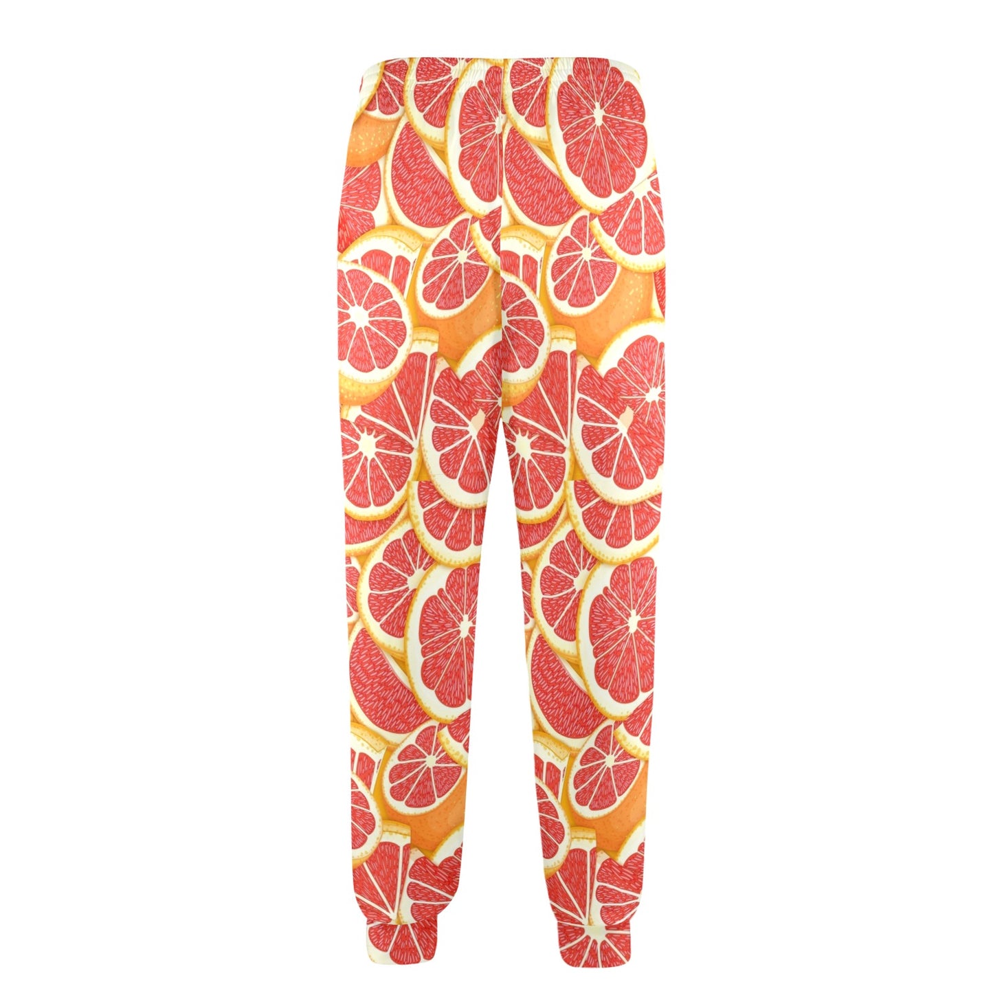 Grapefruit Pattern Print Design GF02 Men's Casual Track Pants