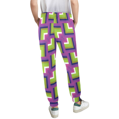 Optical illusion Pattern Print Design A05 Women's Casual Track Pants
