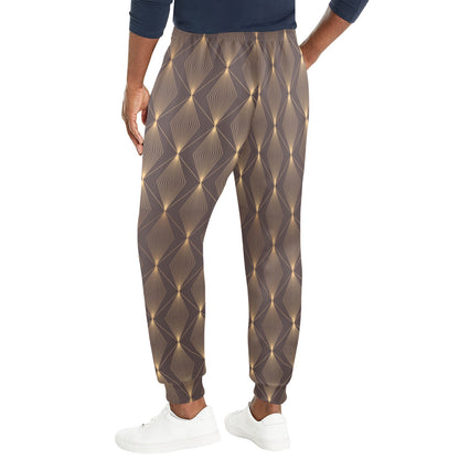 elegant Design Print Pattern JJ0184 Men's Casual Track Pants