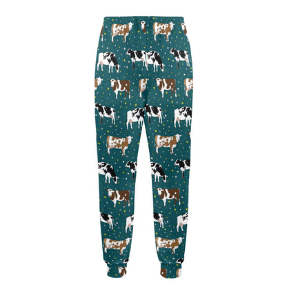 Cattle Print Design LKS404 Men's Casual Track Pants