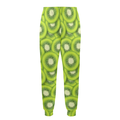 Kiwi Pattern Print Design KW01 Men's Casual Track Pants
