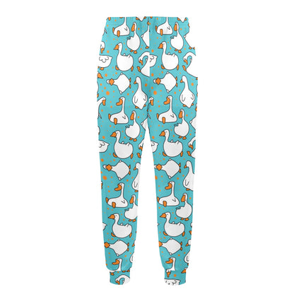 Goose Print Design LKS403 Men's Casual Track Pants