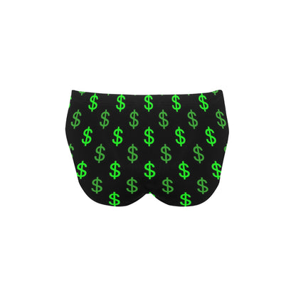 Dollar symbol Design Print Pattern JJ0121 Men's Swimming Briefs