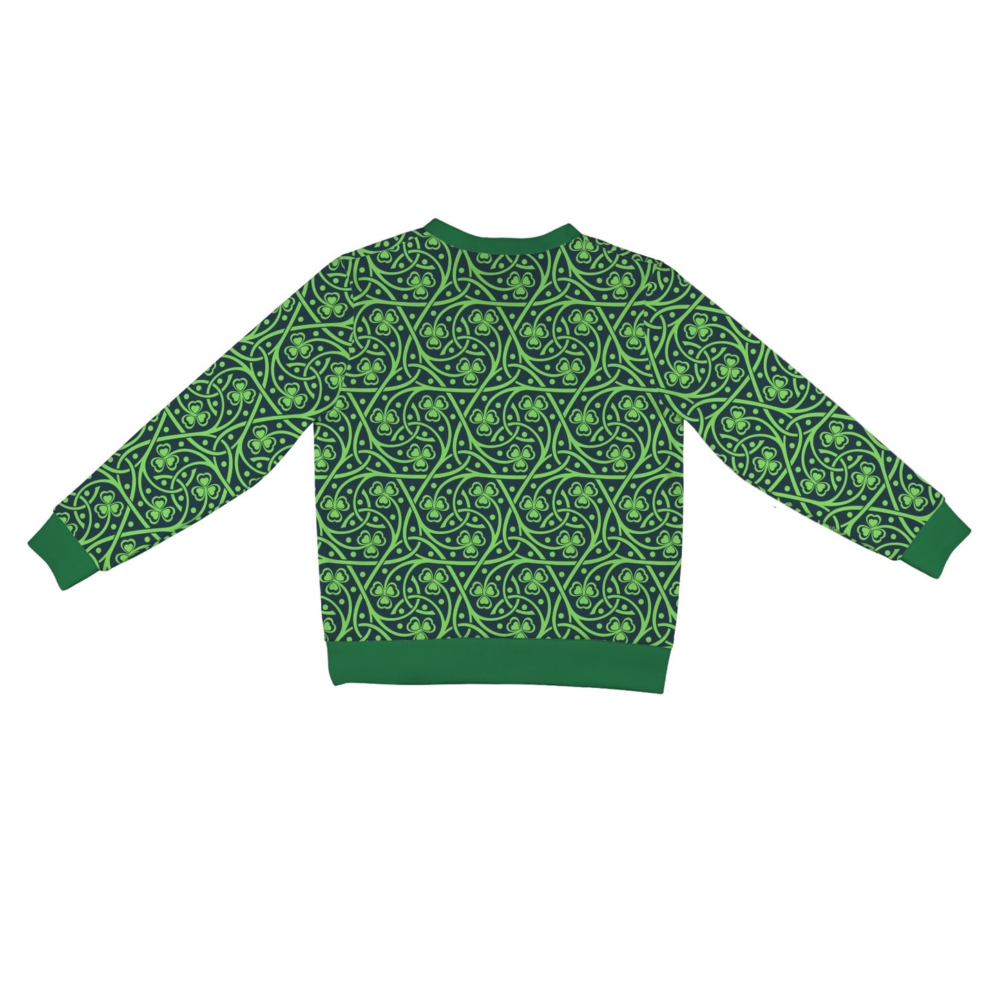 Shamrock Themed Print Women's Cardigan