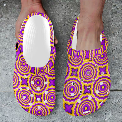 Optical illusion Expansion Unisex Clogs Shoes