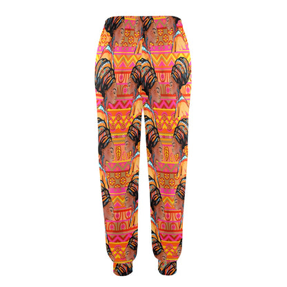 African Girl Aztec Women's Casual Track Pants