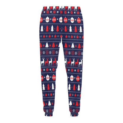 Reindeer Print Design LKS404 Men's Sweatpants