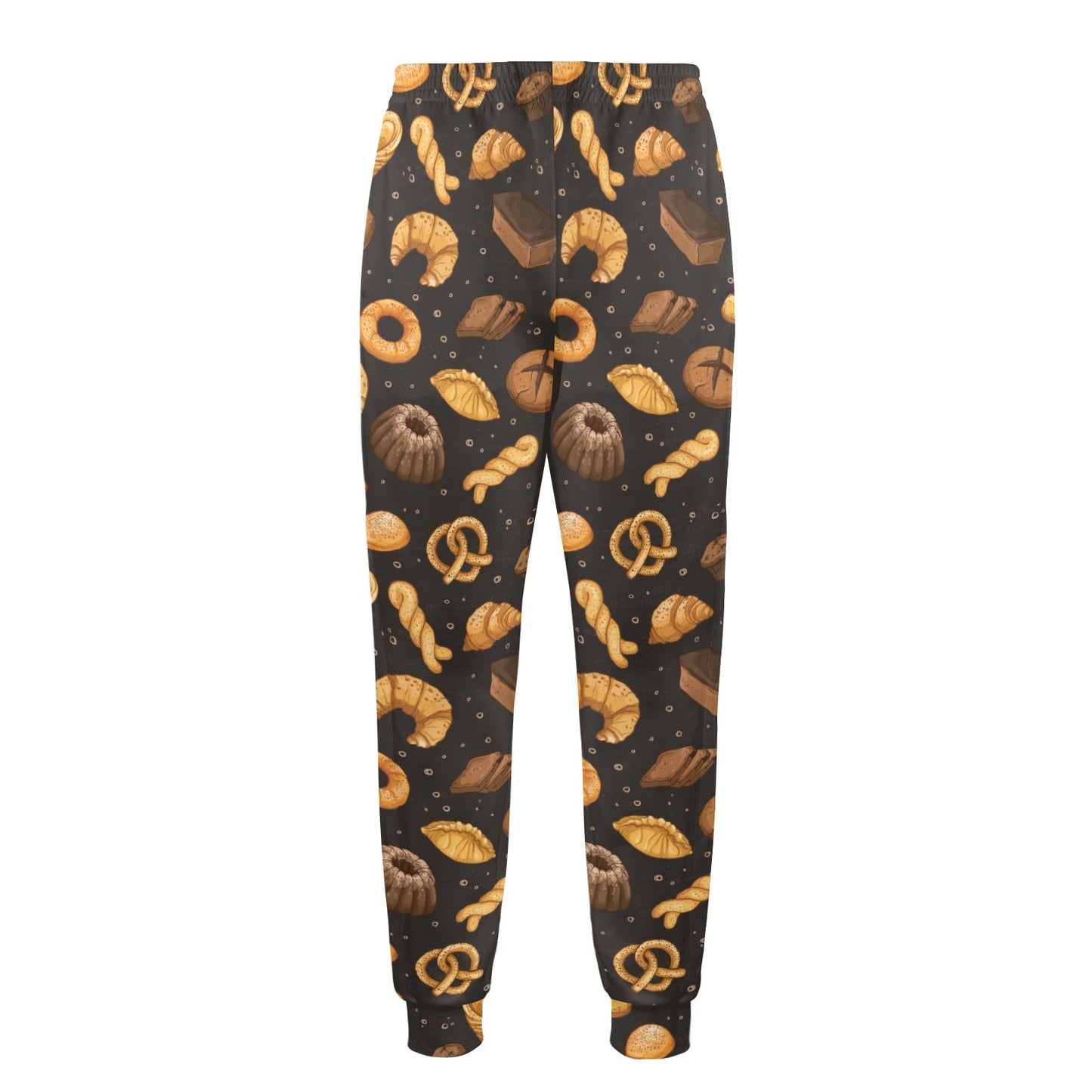 Bread Pattern Print Design 05 Men's Casual Track Pants