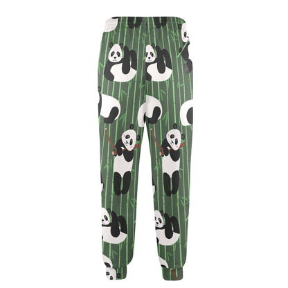 Panda Pattern Print Design A04 Men's Casual Track Pants