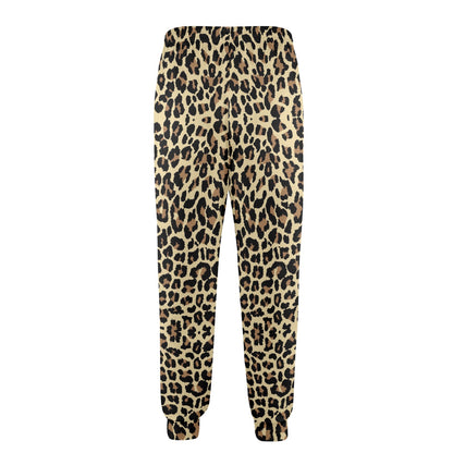 Cheetah Pattern Print Design 02 Men's Casual Track Pants