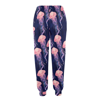 Jellyfish Pattern Print Design 03 Women's Casual Track Pants