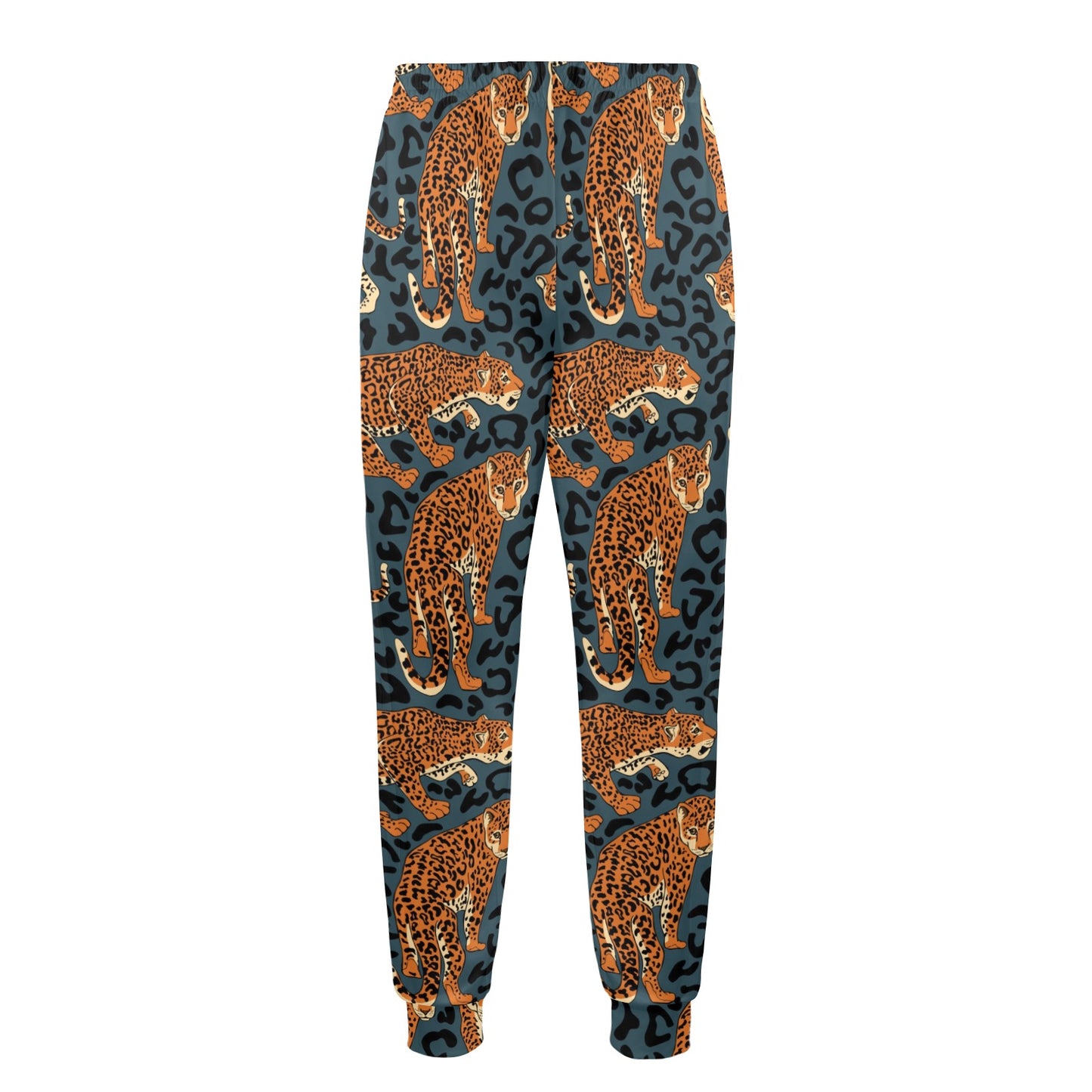 Jaguar Pattern Print Design 04 Men's Casual Track Pants
