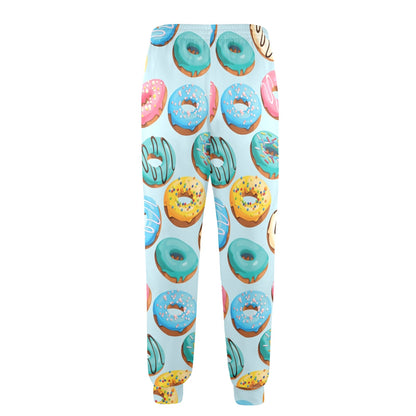 donut Design Print Pattern JJ0133 Men's Casual Track Pants