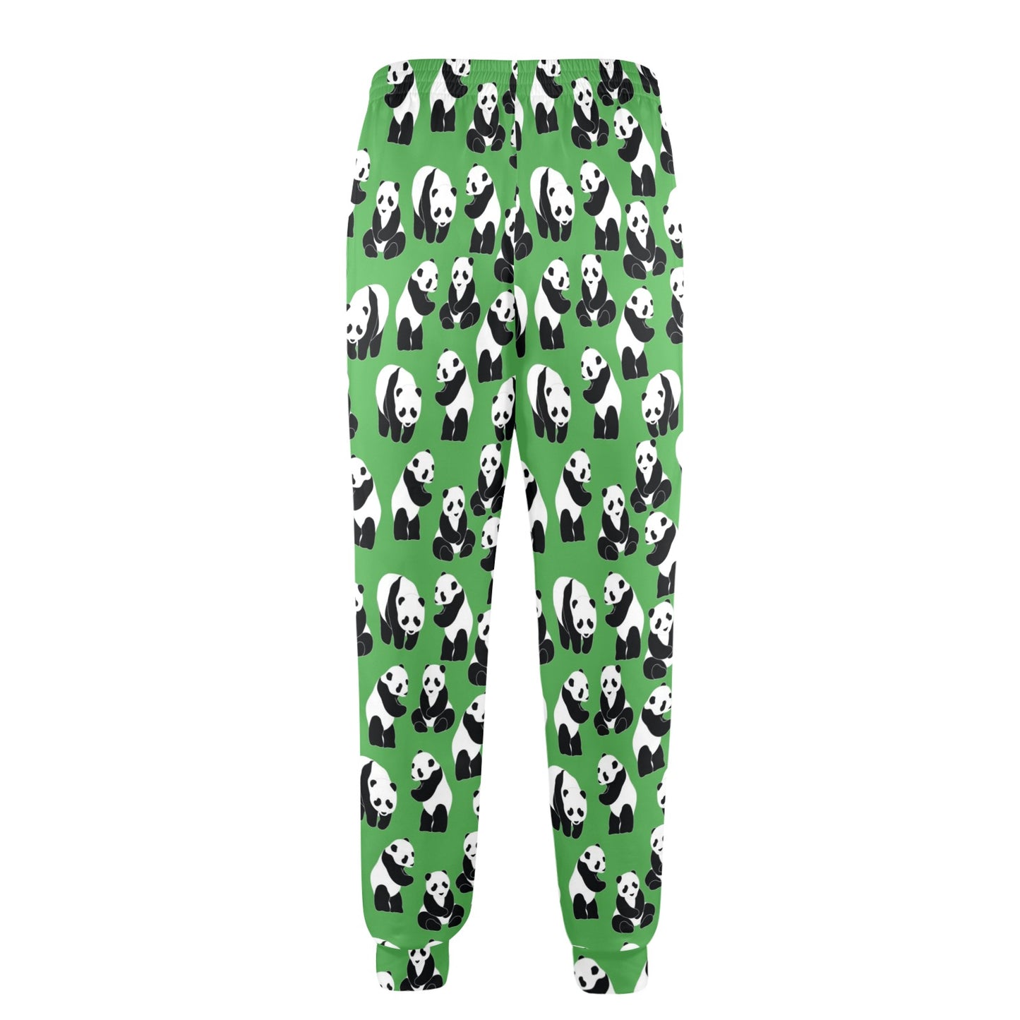 Panda Bear Pattern Themed Print Men's Casual Track Pants