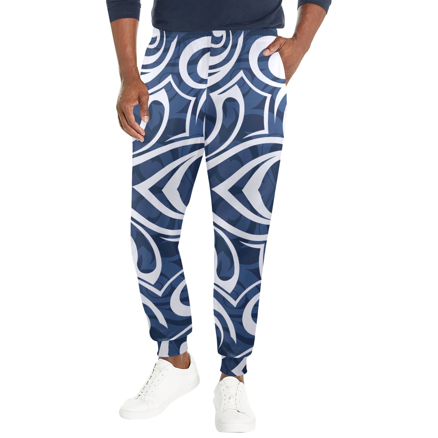 Maori Pattern Print Design 01 Men's Casual Track Pants