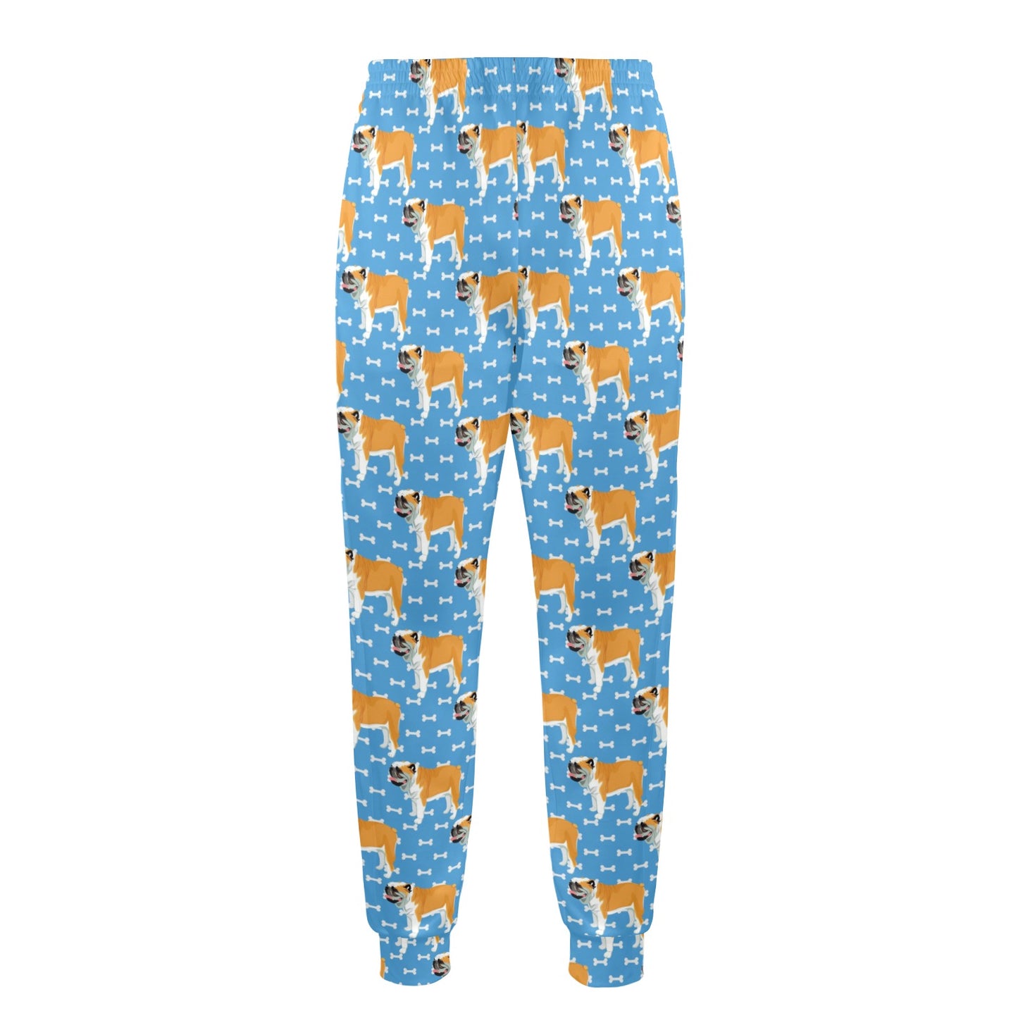 Bulldogs Pattern Print Design 06 Men's Casual Track Pants
