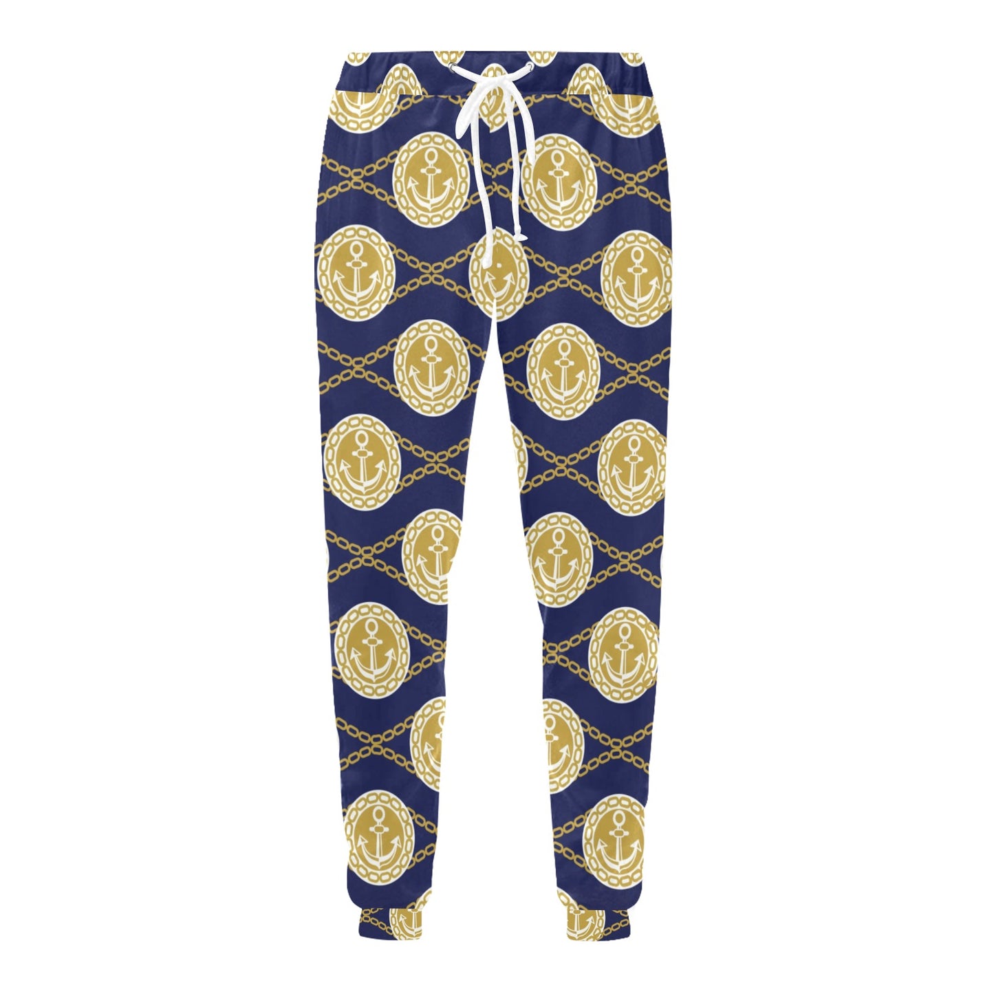 Anchor Luxury Pattern Men's Sweatpants