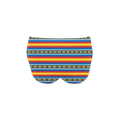 Mexican Blanket ZigZag Print Pattern Men's Swimming Briefs