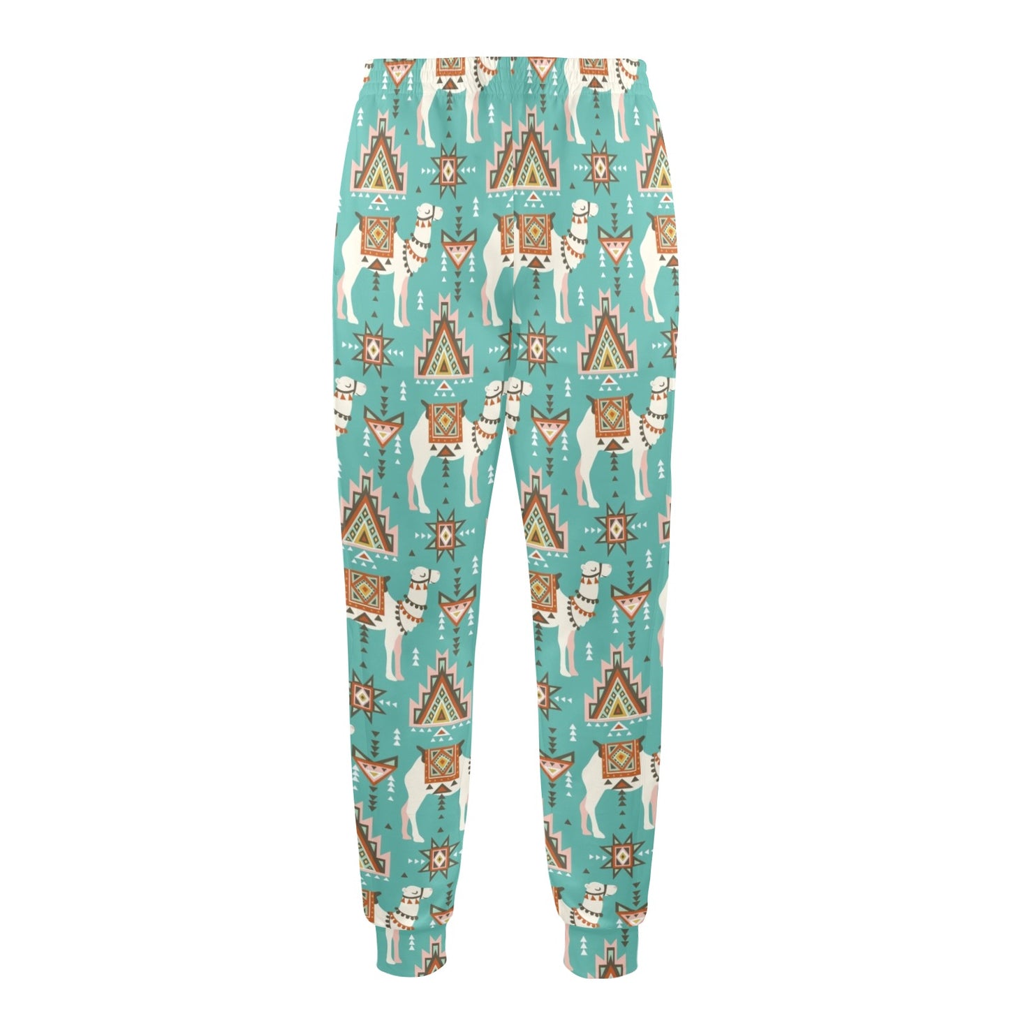 Camel ethnic Design Print Pattern JJ024 Men's Casual Track Pants