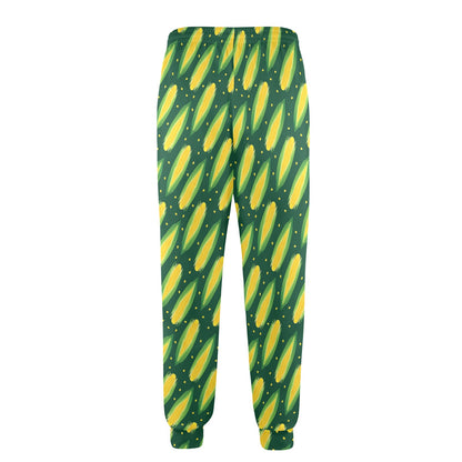 Corn Pattern Print Design 03 Men's Casual Track Pants
