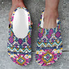 Aztec Pink Geometric Print Pattern Unisex Clogs Shoes