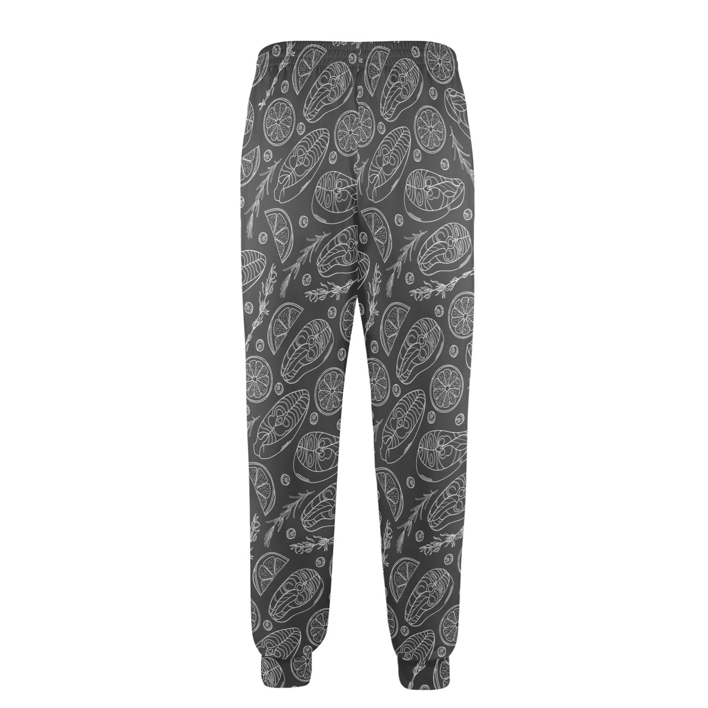 Steak Print Design LKS301 Men's Casual Track Pants