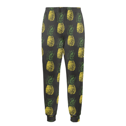 Gold Pineapple Men's Casual Track Pants