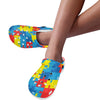 Autism Awareness Design Themed Print Unisex Clogs Shoes