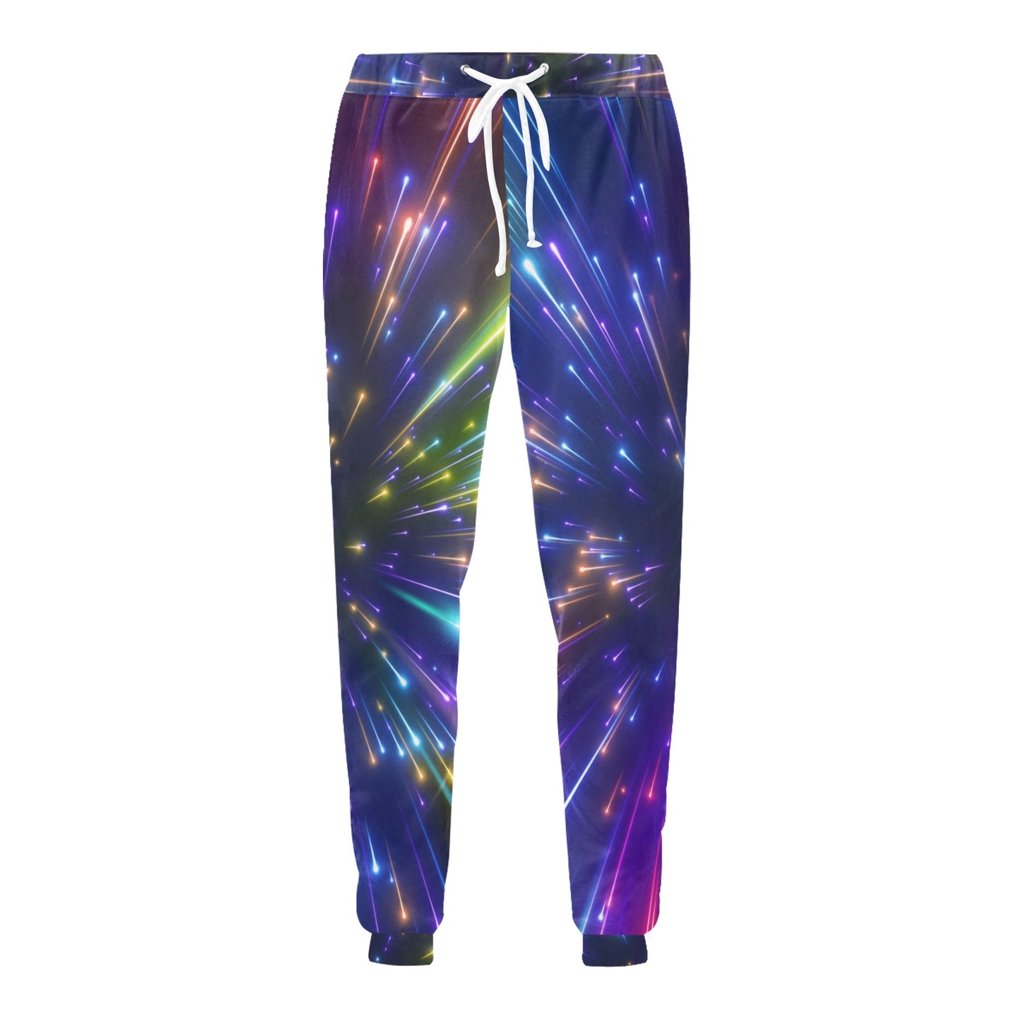 Celestial Rainbow Speed Light Men's Sweatpants