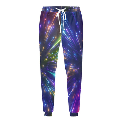 Celestial Rainbow Speed Light Men's Sweatpants