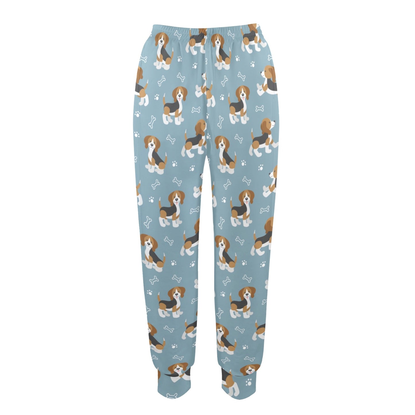 Beagle Pattern Print Design 02 Women's Casual Track Pants