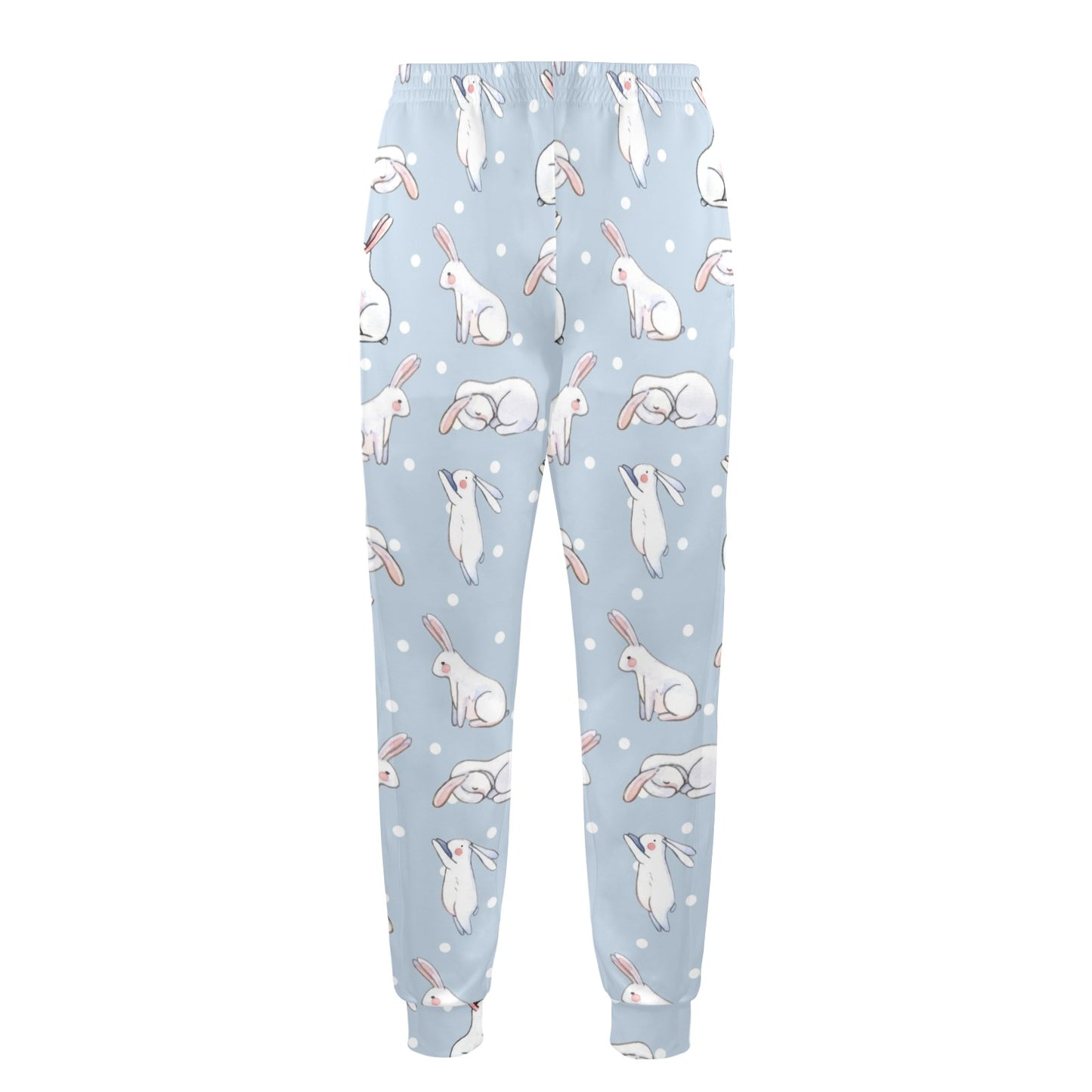 Rabbit Pattern Print Design RB06 Men's Casual Track Pants