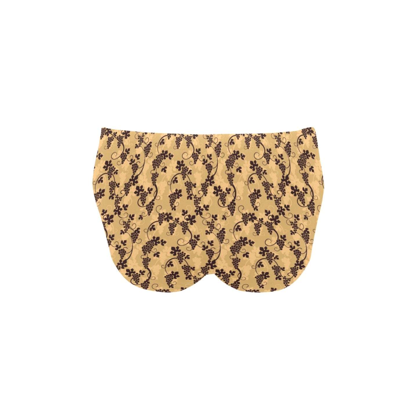 Wine Grape Design Print Men's Swimming Briefs
