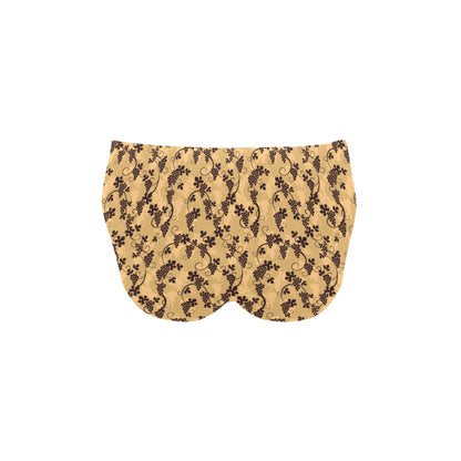 Wine Grape Design Print Men's Swimming Briefs