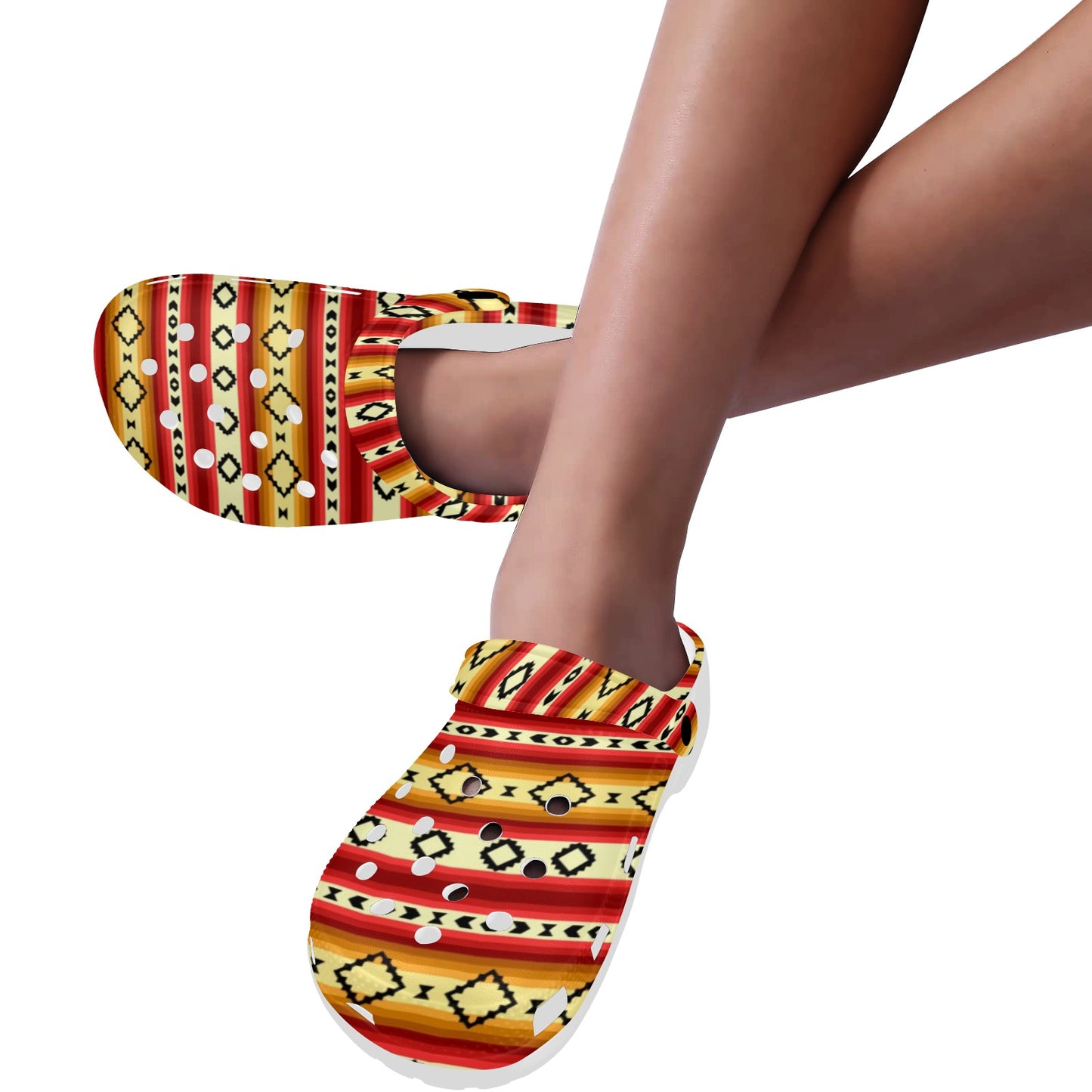 Serape Themed Unisex Clogs Shoes
