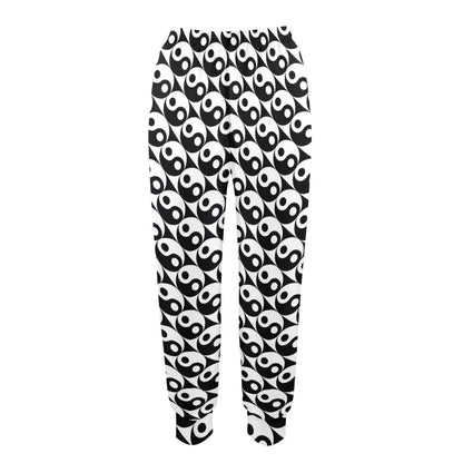 Yin Yang Print Design LKS304 Women's Casual Track Pants