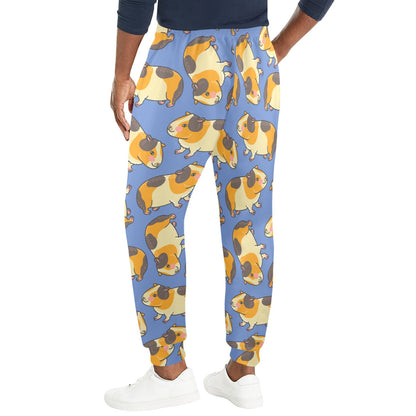 Guinea Pig Pattern Print Design 01 Men's Casual Track Pants