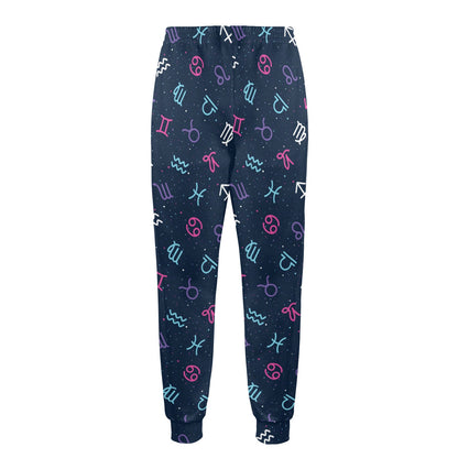 Constellation Pattern Print Design 04 Men's Casual Track Pants