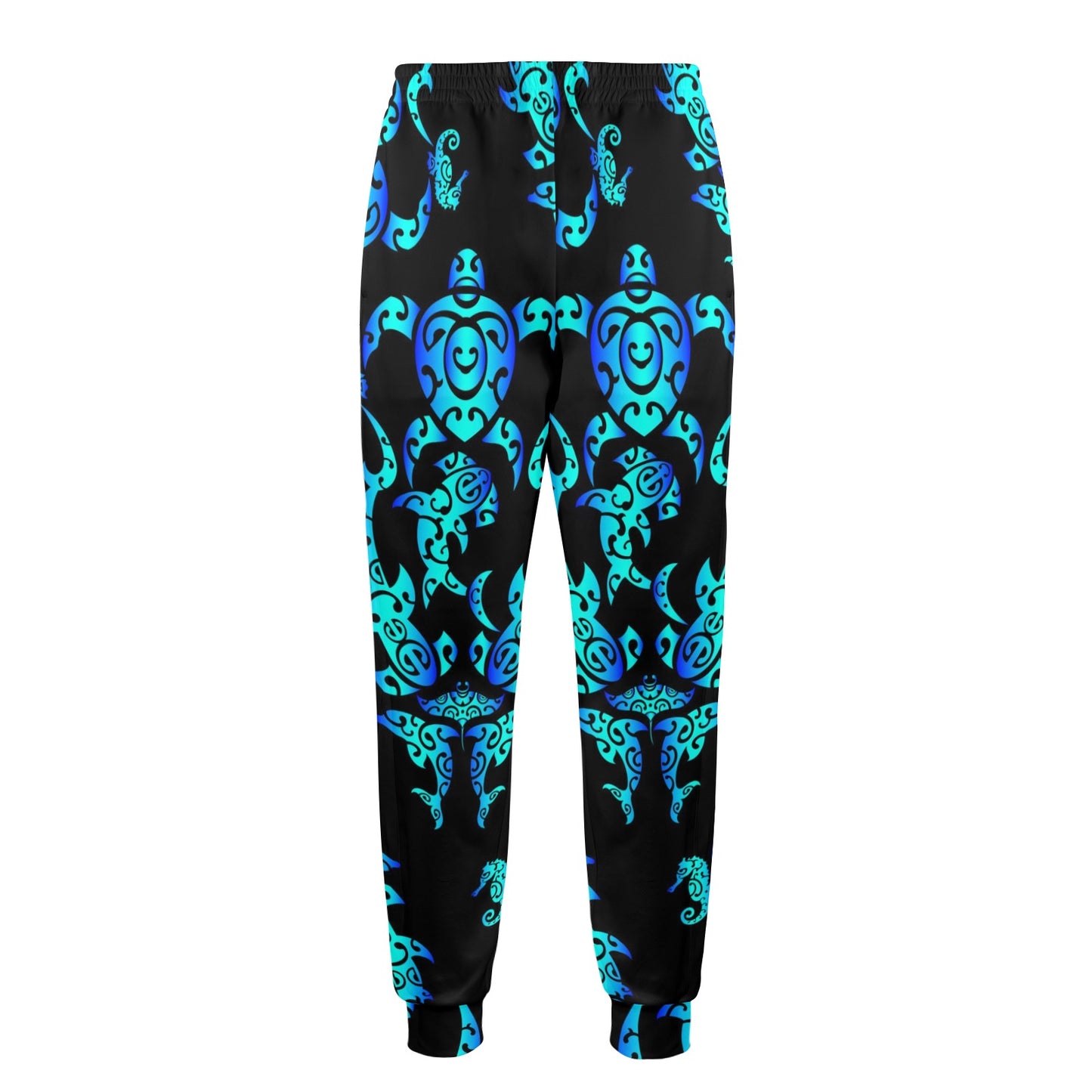 Sea turtle Polynesian Tribal Hawaiian Men's Casual Track Pants