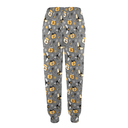 Honey Bee Print Design LKS301 Women's Casual Track Pants