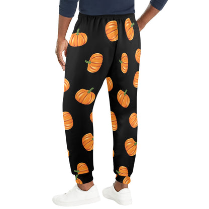 Pumpkin Pattern Print Design A05 Men's Casual Track Pants