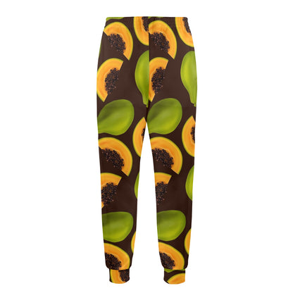 Papaya Pattern Print Design PP04 Men's Casual Track Pants