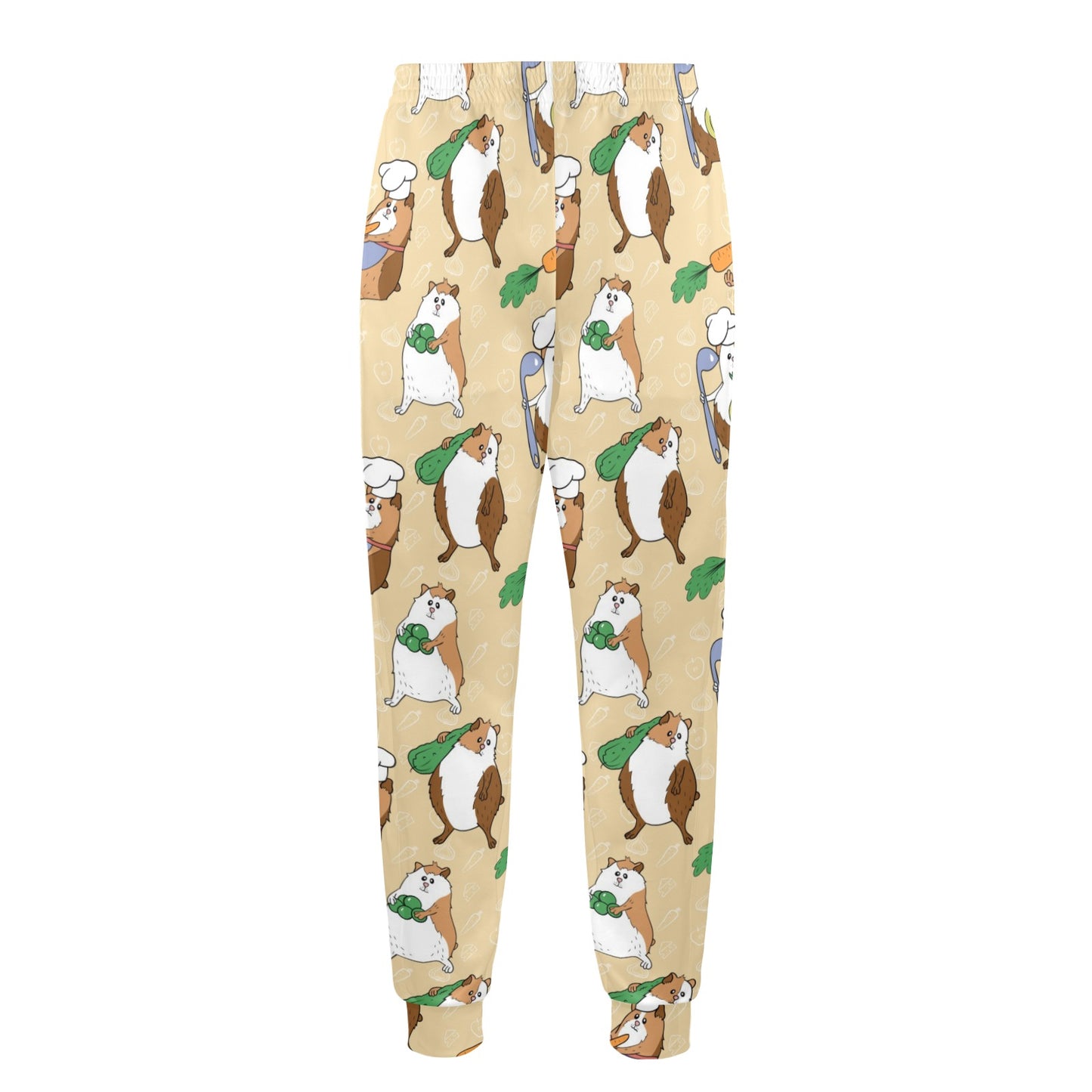 Guinea Pig Pattern Print Design 03 Men's Casual Track Pants