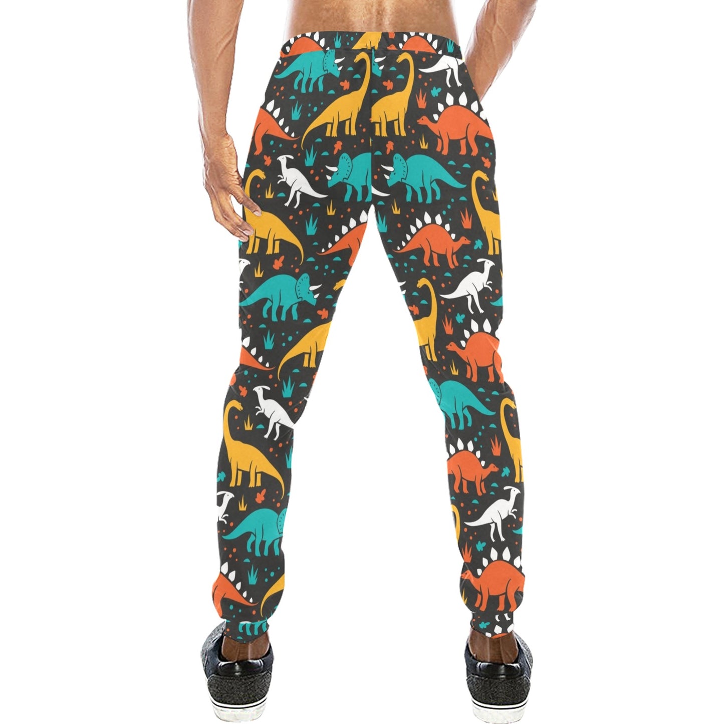 dinosaur Design Print Pattern JJ0102 Men's Sweatpants